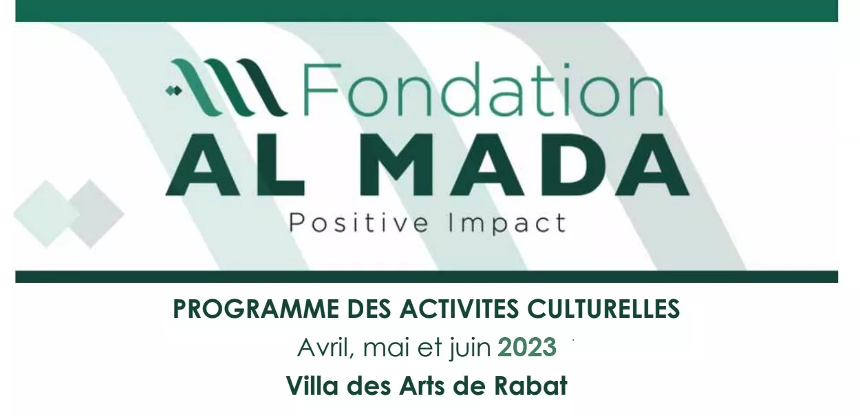 ROGRAMME DES ACTIVITES CULTURELLES Avril, Mai et Juin 2023 Villa des Arts de Rabat